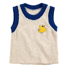 Bobo Choses - Oiseau Strick-Trägertop | Ecru