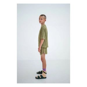Repose AMS - Frottee T-Shirt aus Bio-Baumwolle | Khaki