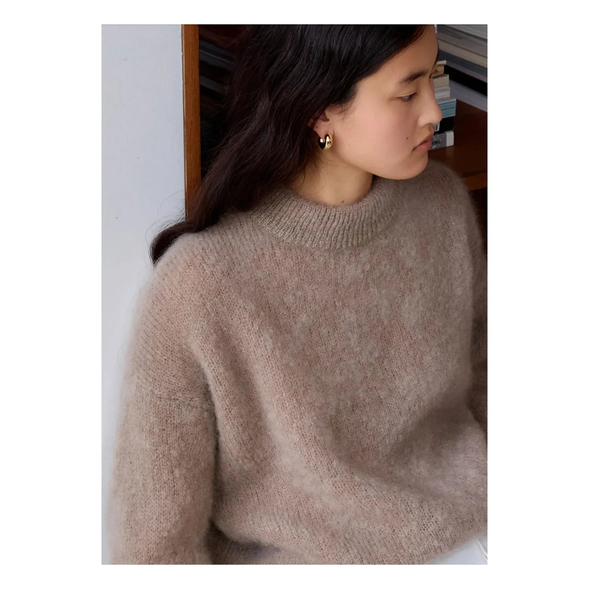 Surprise Paris - Jane Super Kid Mohair Pullover | Graubraun