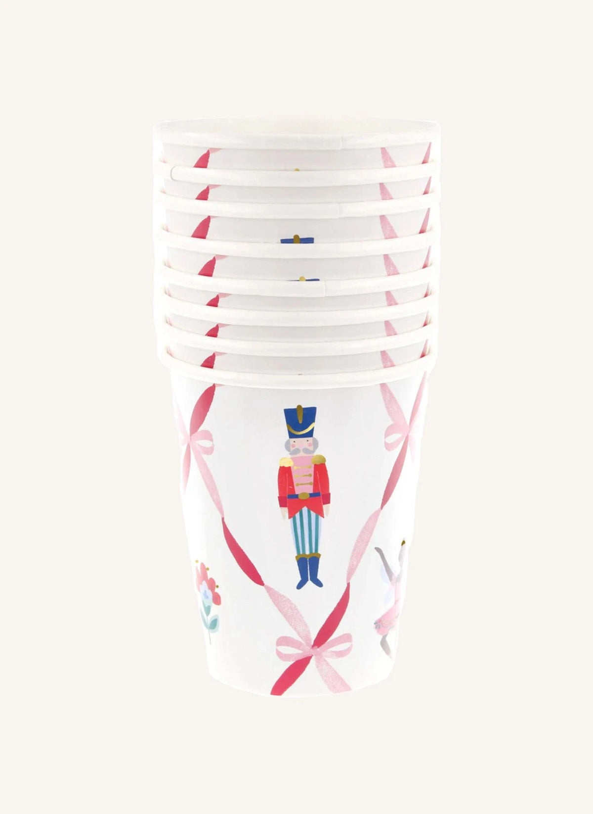 Meri Meri - Nussknacker Becher - 8er Set