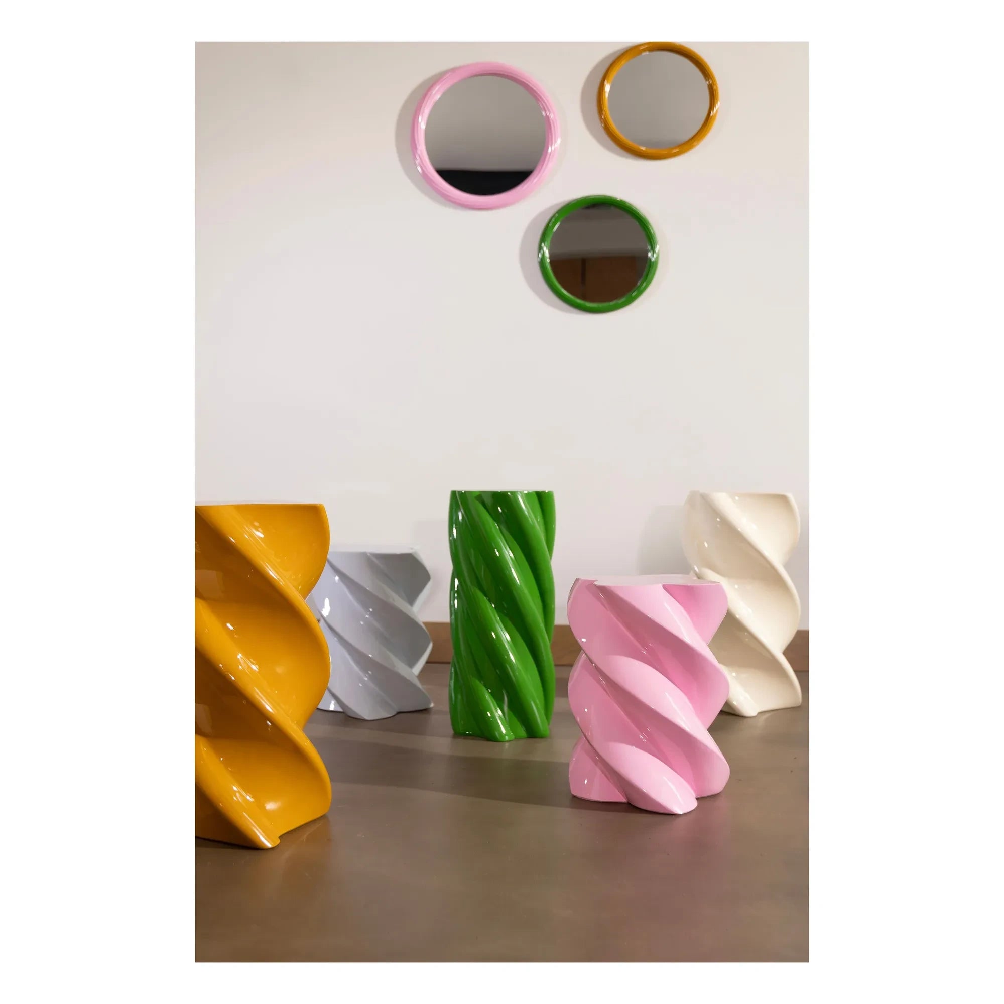 &Klevering - Pillar Beistelltisch | Creme