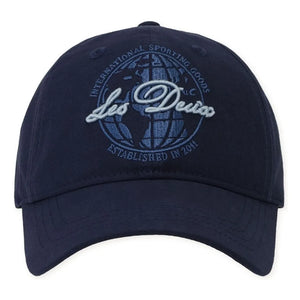 Les Deux - Globe Logo Kappe | Marineblau