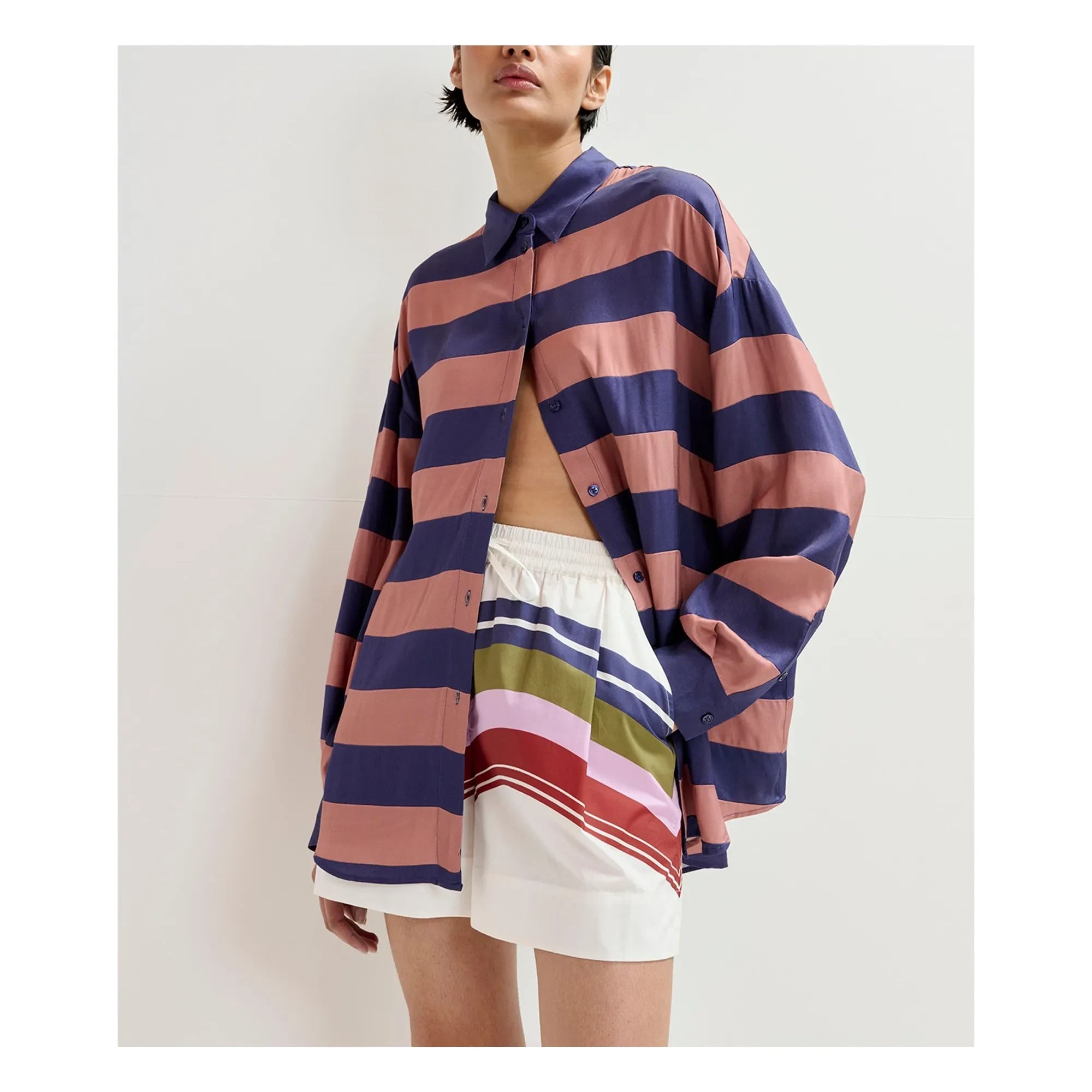 Essentiel Antwerp - Jaim gestreiftes Hemd | Blau
