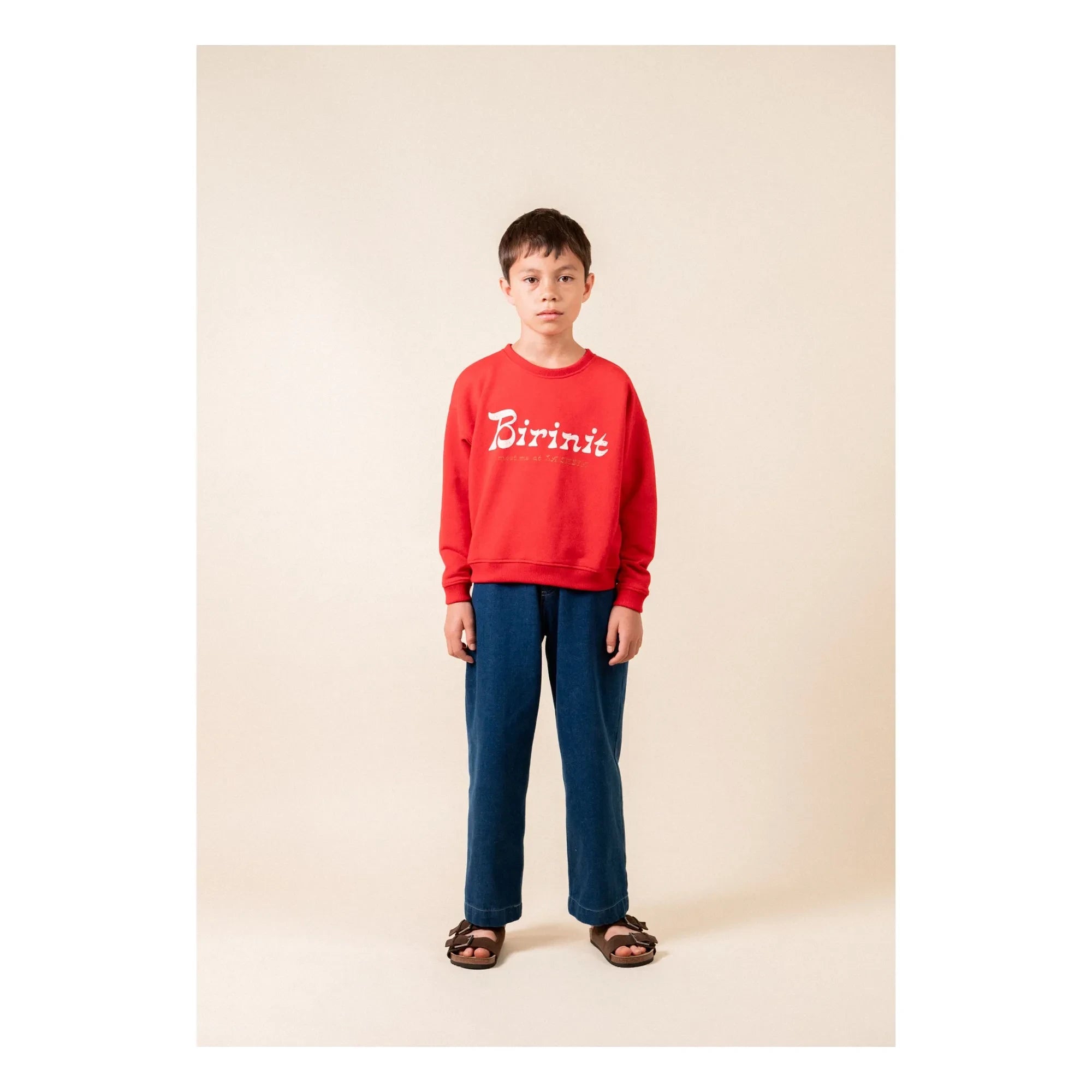 birinit - Chili Birinit Sweatshirt aus Bio-Baumwolle | Rot