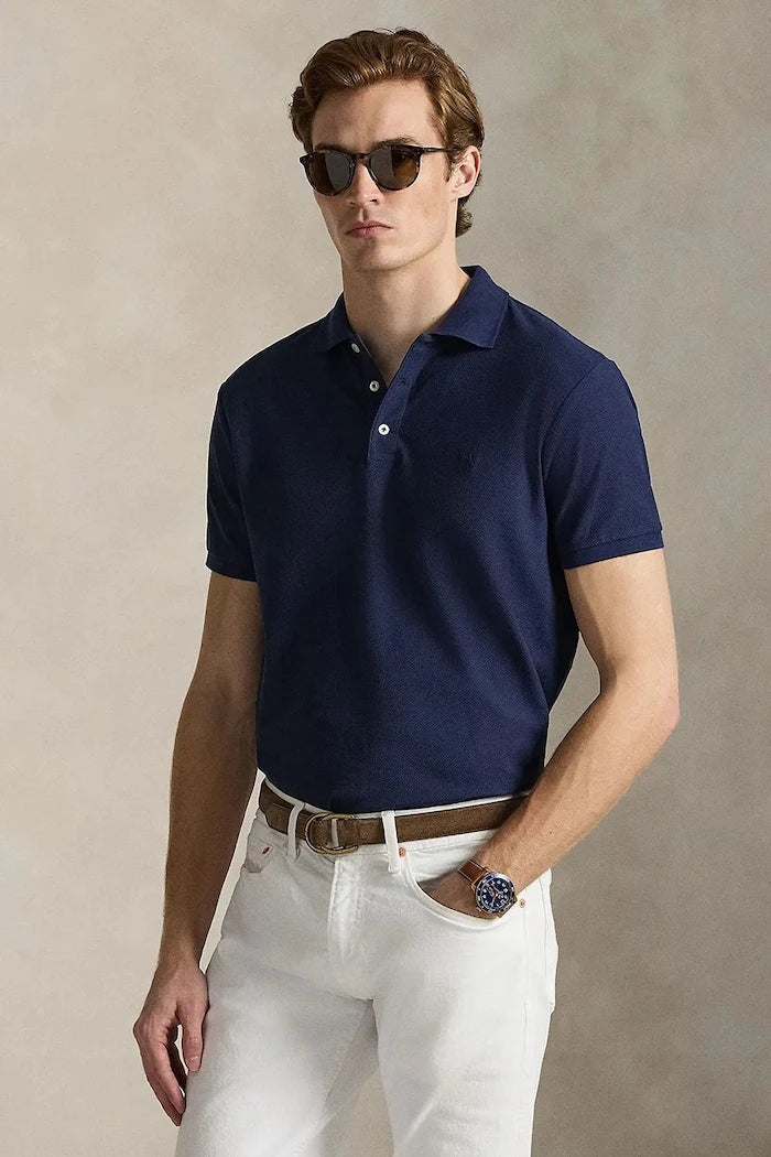 Polo Ralph Lauren T-Shirt mit Kragen aus Baumwolle