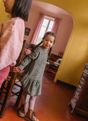 Studio Bohème - Chicas Gui Organik Baumwolle Samt Kleid
