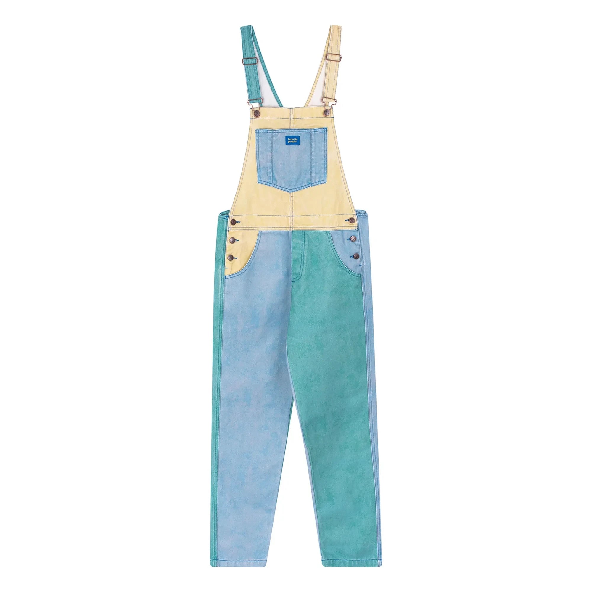 Favorite People - Sicilia Colour-Block Latzhose - Damenkollektion | Blau