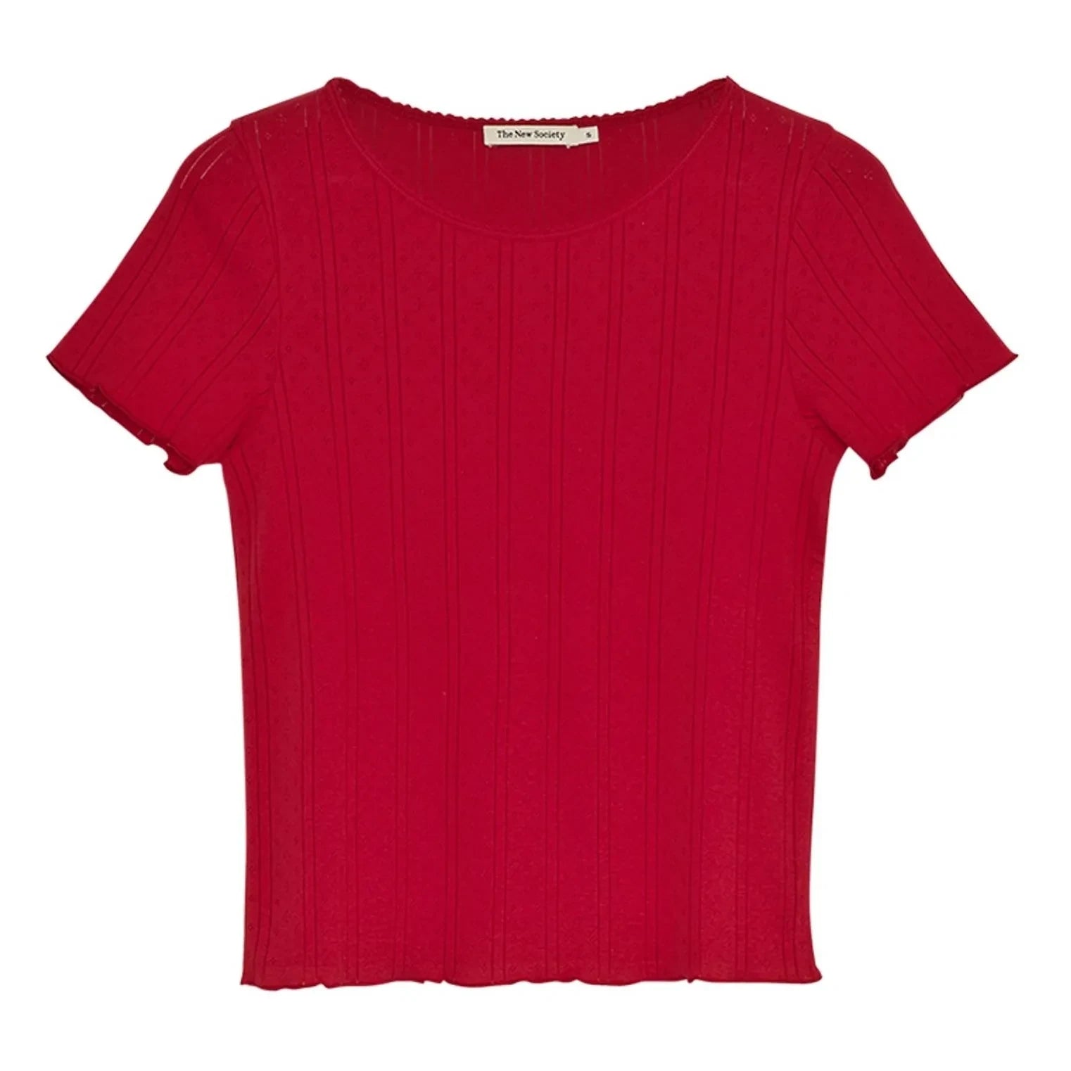 the new society - Romero Baumwoll-T-Shirt | Rot