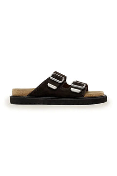 AllSaints Randal Sandal Wildleder-Pantoletten