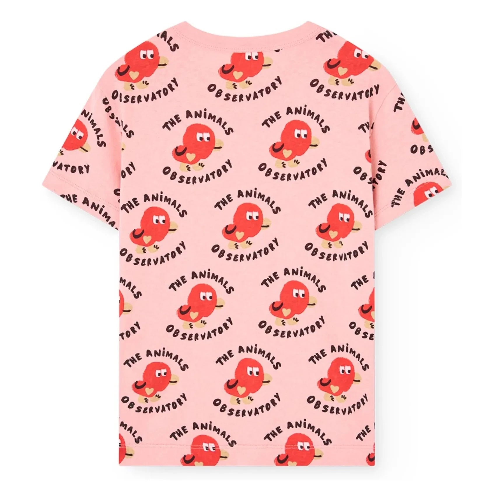 The Animals Observatory - Hahn T-Shirt Küken Bio-Baumwolle | Rosa