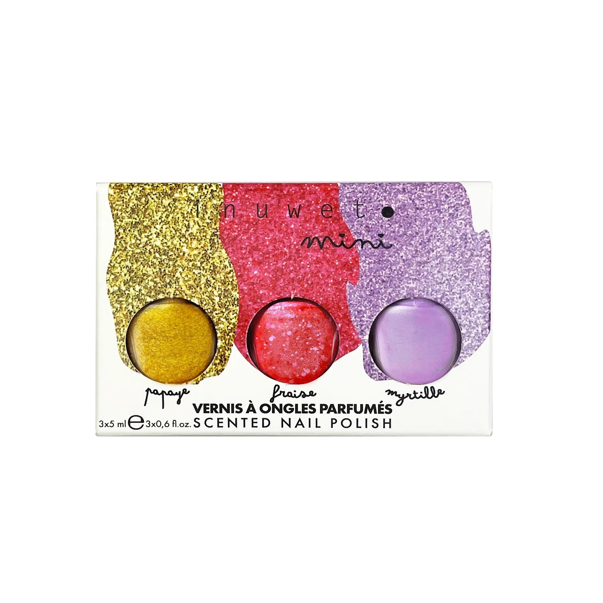 Inuwet - Rainbow Nagellack Trio-Set