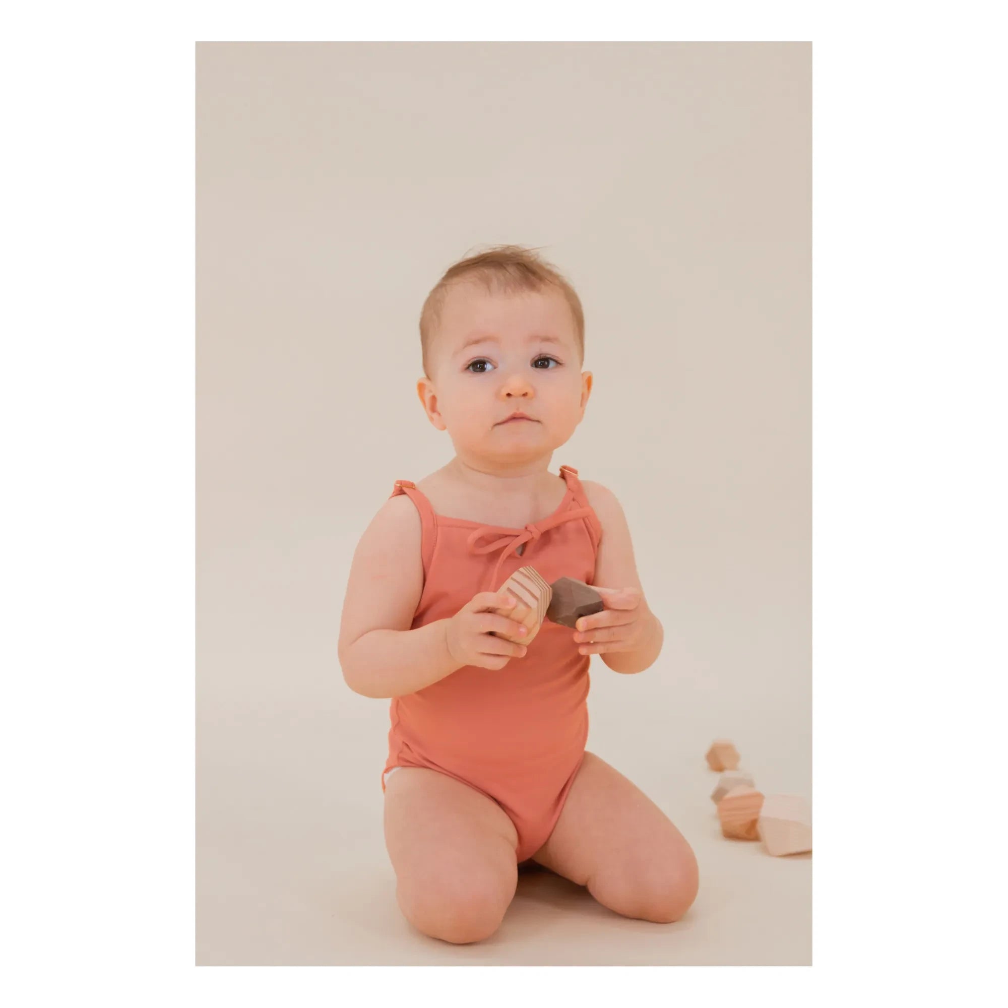 Ina Swim - Aurelia Badeanzug aus recyceltem Nylon | Puderrosa
