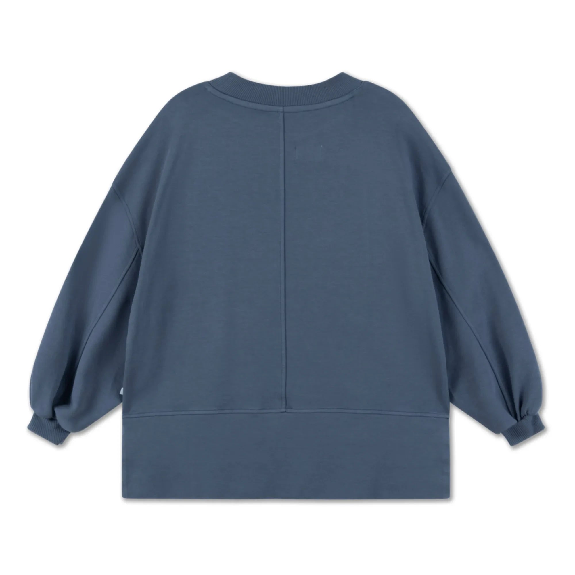 Repose AMS – Sweatshirt aus Bio-Baumwolle in Kastenform | Kohlegrau