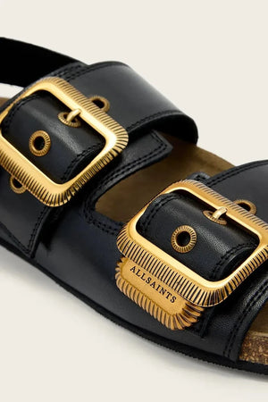 AllSaints Düz Tabanlı Kadın Deri Sandalet Staffa Sandal