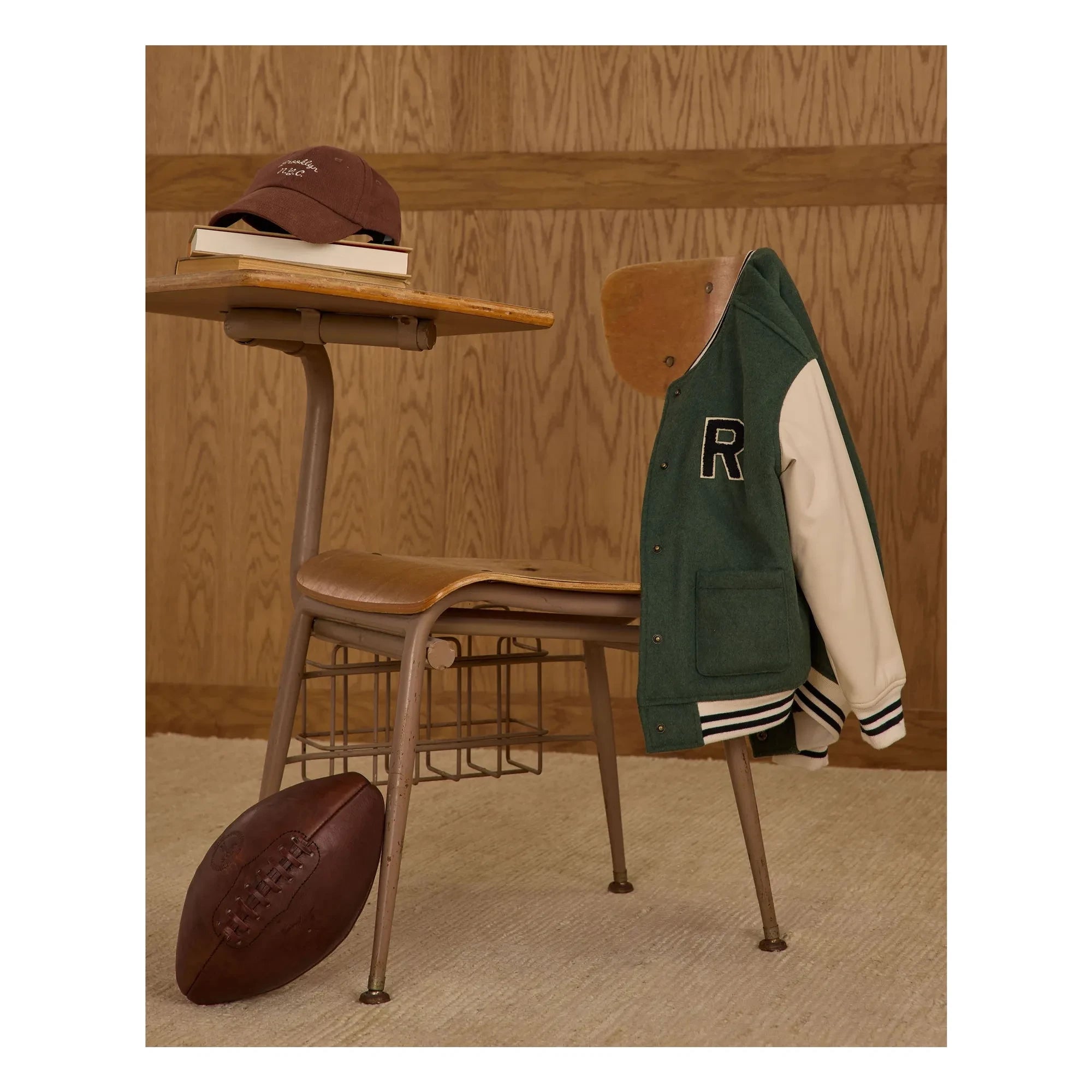 Rylee + Cru - Grüne Collegejacke