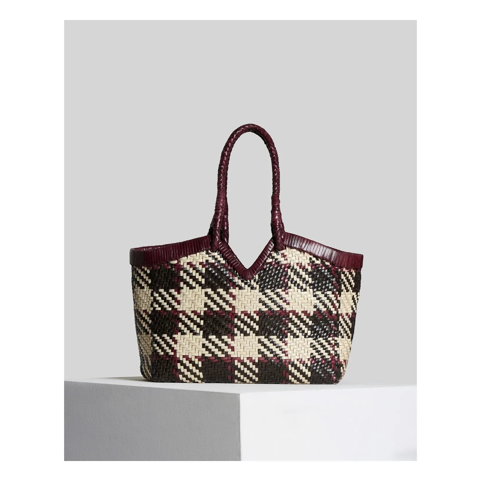 Vipera Tote mit Cruella-Patch aus Leder | Grau
