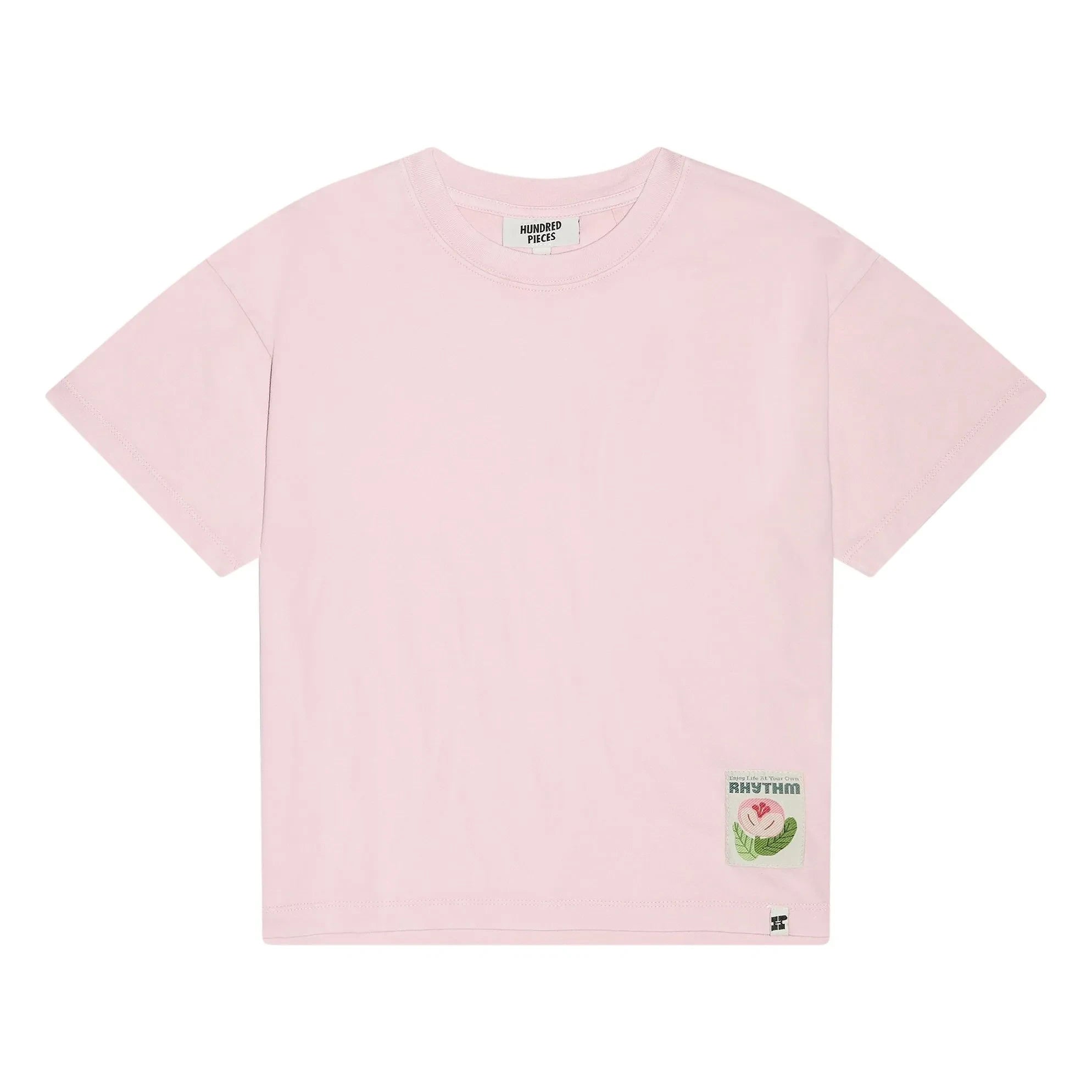 Hundred Pieces - Luna T-Shirt aus Bio-Baumwolle | Puderrosa