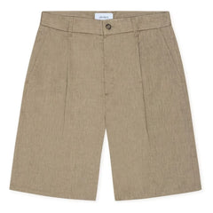 Les Deux – Plissierte Reece Shorts | Grün
