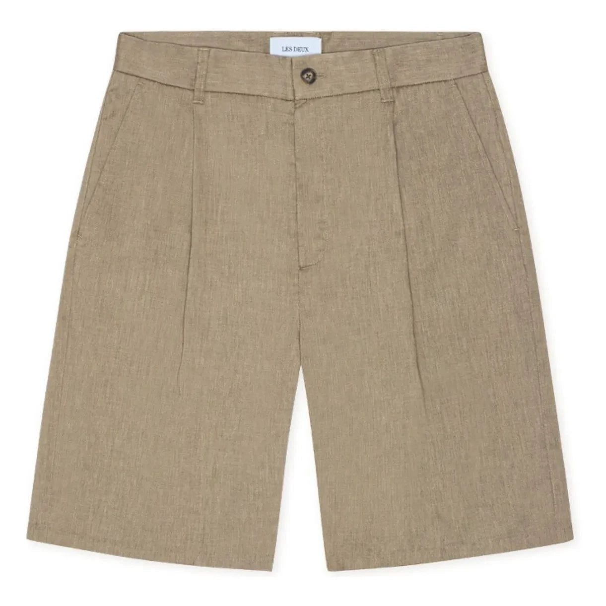 Les Deux – Plissierte Reece Shorts | Grün