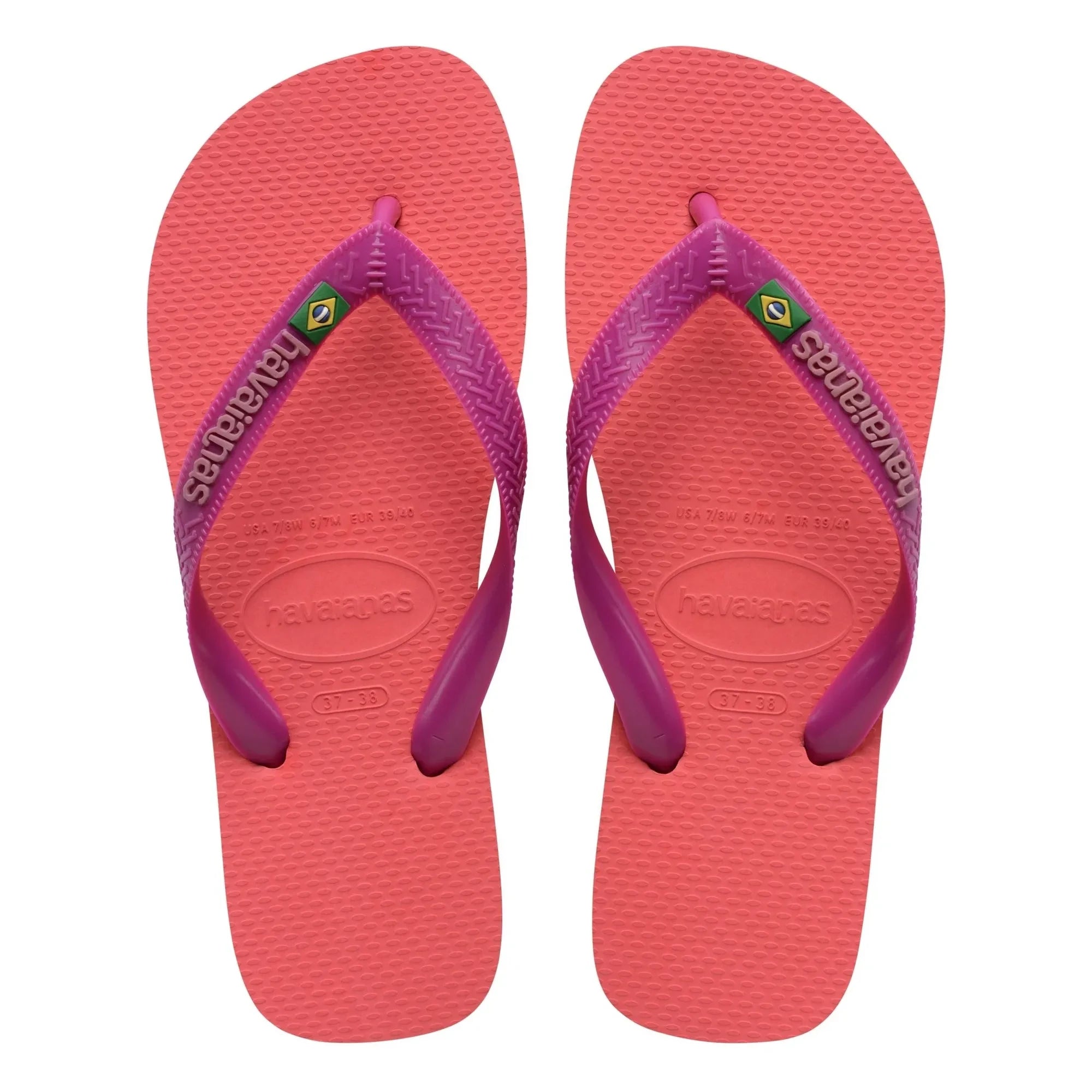 Havaianas – Brasil Logo Zehentrenner | Koralle