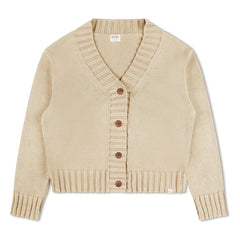 Matona - Bio-Baumwollstrickjacke | Creme