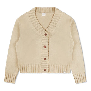 Matona - Bio-Baumwollstrickjacke | Creme