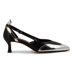 Socque Paris – Patti High Heels aus Leder | Schwarz