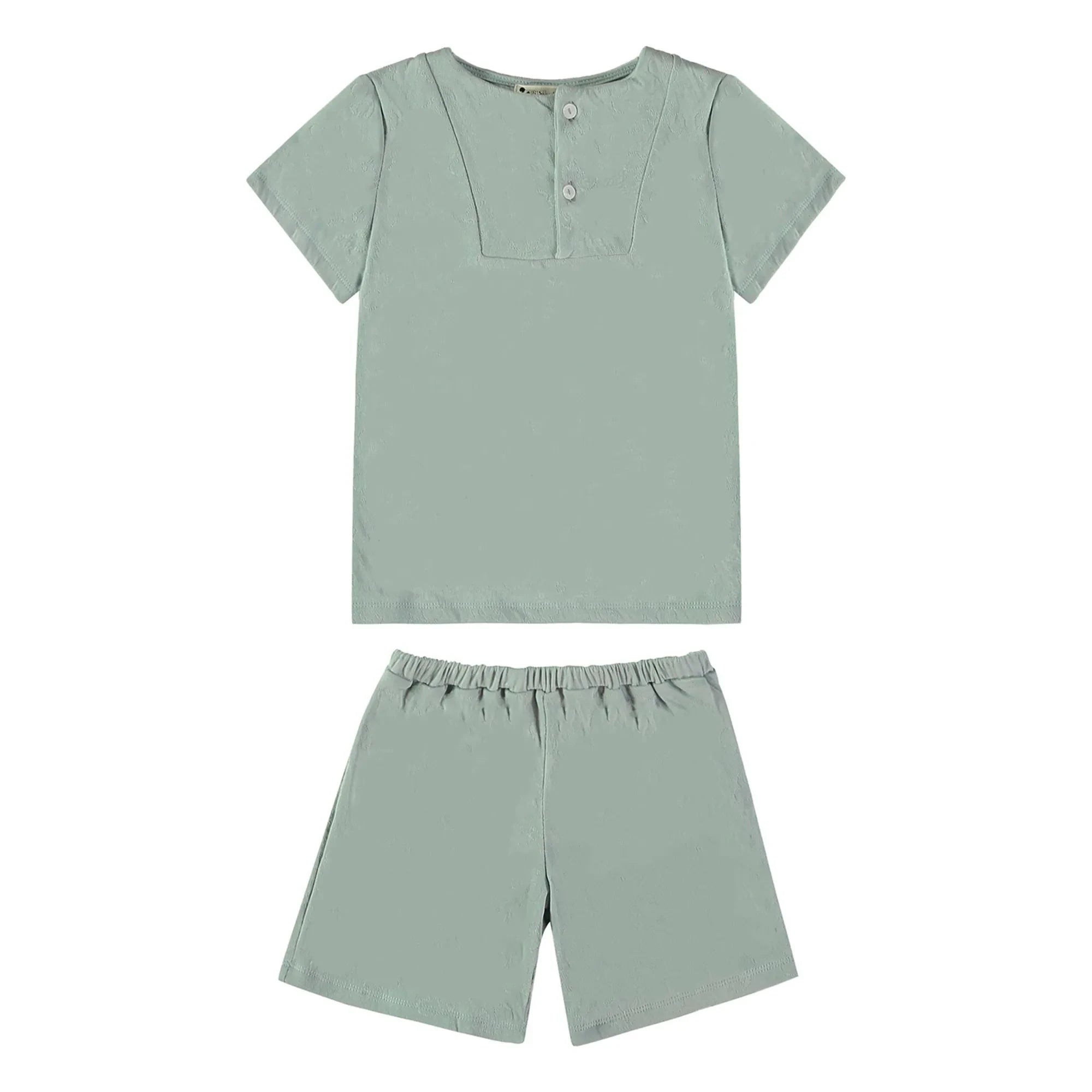 Risu Risu - Sonio Pyjamashorts aus Bio-Baumwolle | Türkis