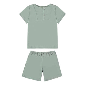 Risu Risu - Sonio Pyjamashorts aus Bio-Baumwolle | Türkis