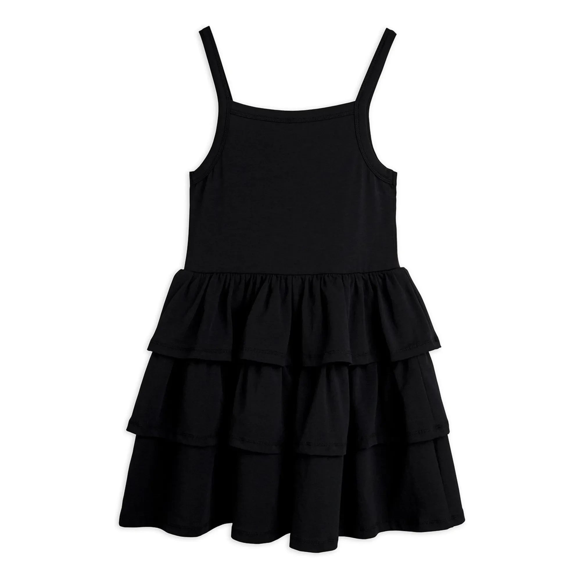 Mini Rodini - Planète Bio-Baumwollkleid | Schwarz