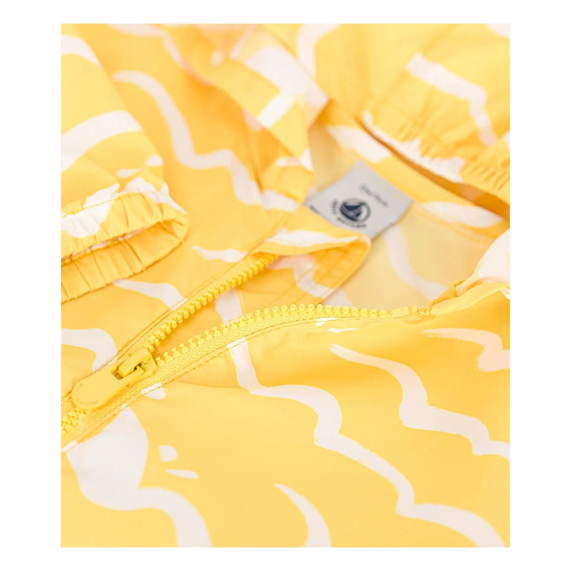 Petit Bateau - Barcelle Jacke aus recyceltem Material | Senfgelb