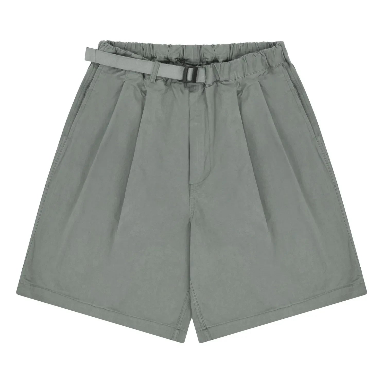 Kappy - Zweiteilige Plissee-Hose mit weitem Bein | Grau