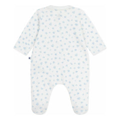 Petit Bateau - Strampler Yaka Herz Bio-Baumwoll-Pyjama | Weiß
