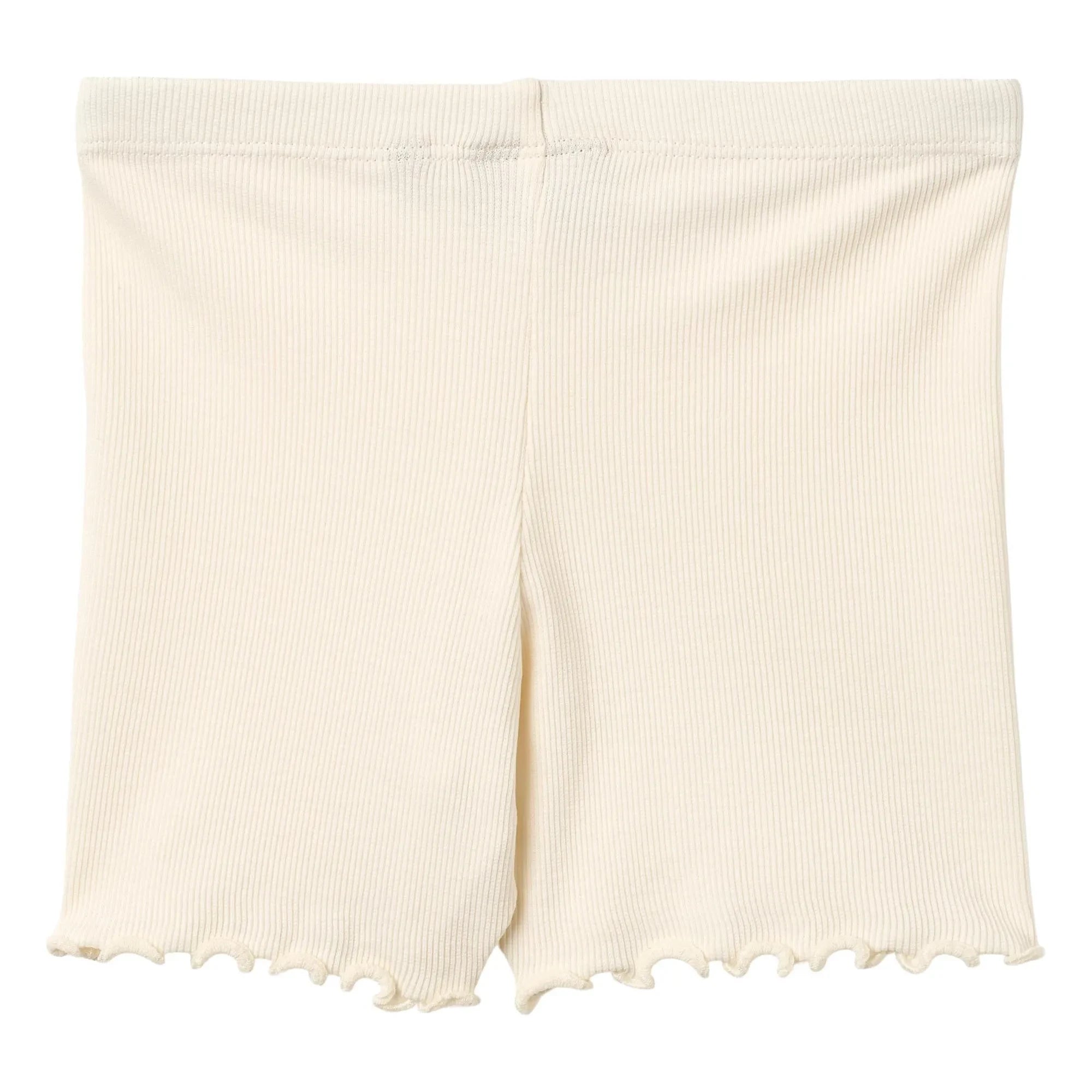 Wheat - Sine Gerippte Bio-Baumwollshorts | Creme