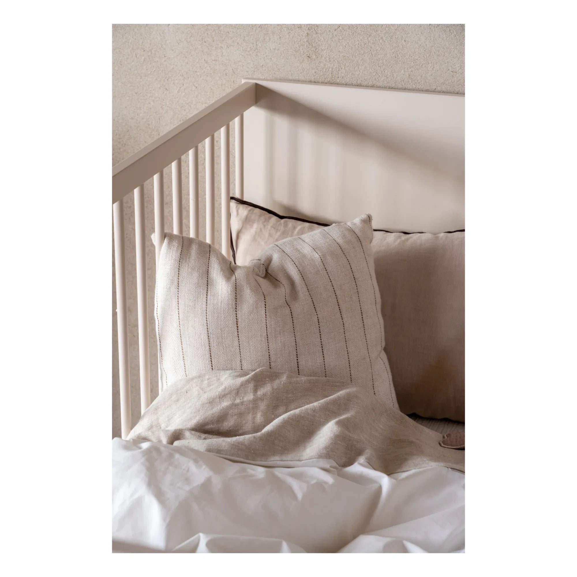 Quax - Flow Eiche Babybett 70 x 140 cm | Clay