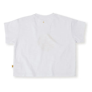 Goldie + Ace – Exclusive Goldie+Ace x Smallable – Oversize-T-Shirt Soleil | Weiß
