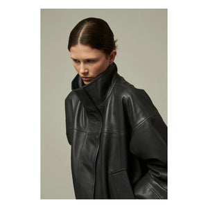 BELLEPIECE - Tiziano Deri Ceket | Kömür grisi
