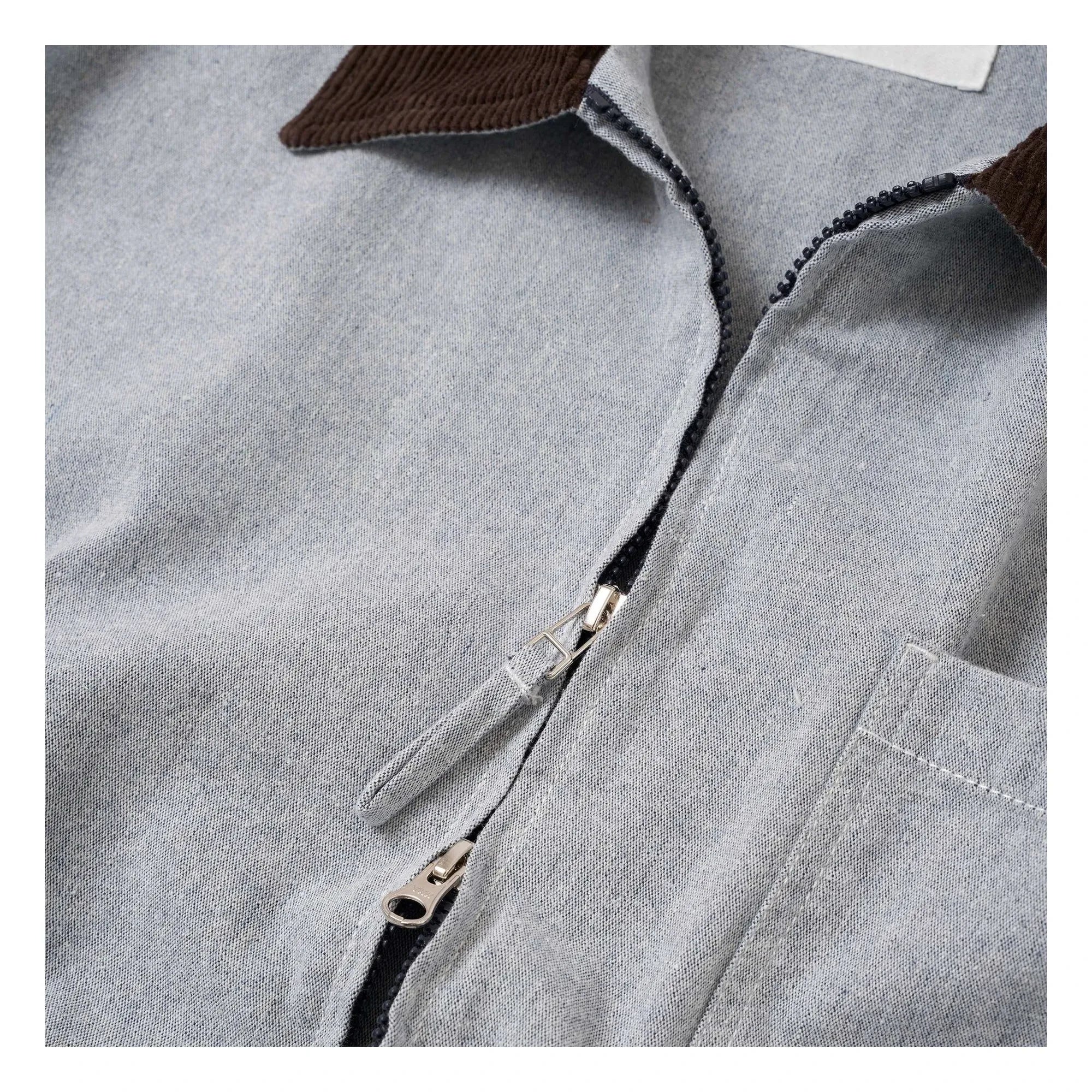 Universal Works - Veste Jean Recycled Bowl | Hellblau