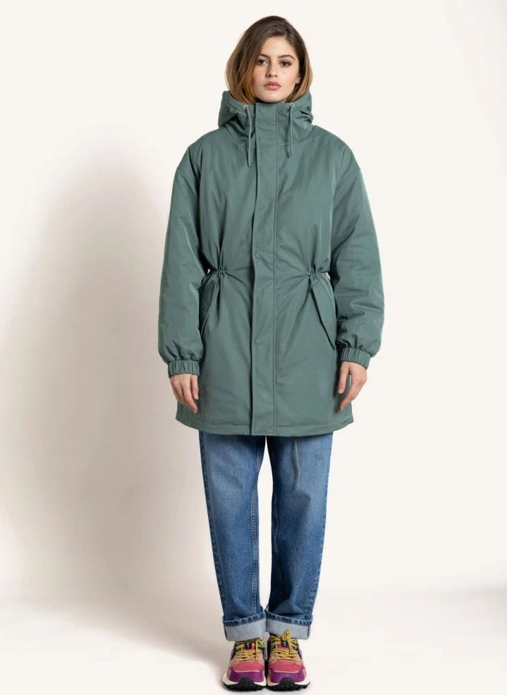 Smallable Woman - Zebra mit recycelter Faser gefütterter Parka | Teal