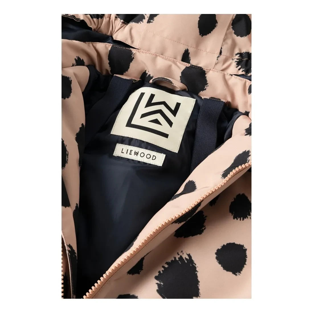 Liewood - Maddy Leopard Skianzug aus recycelten Fasern | Hellrosa