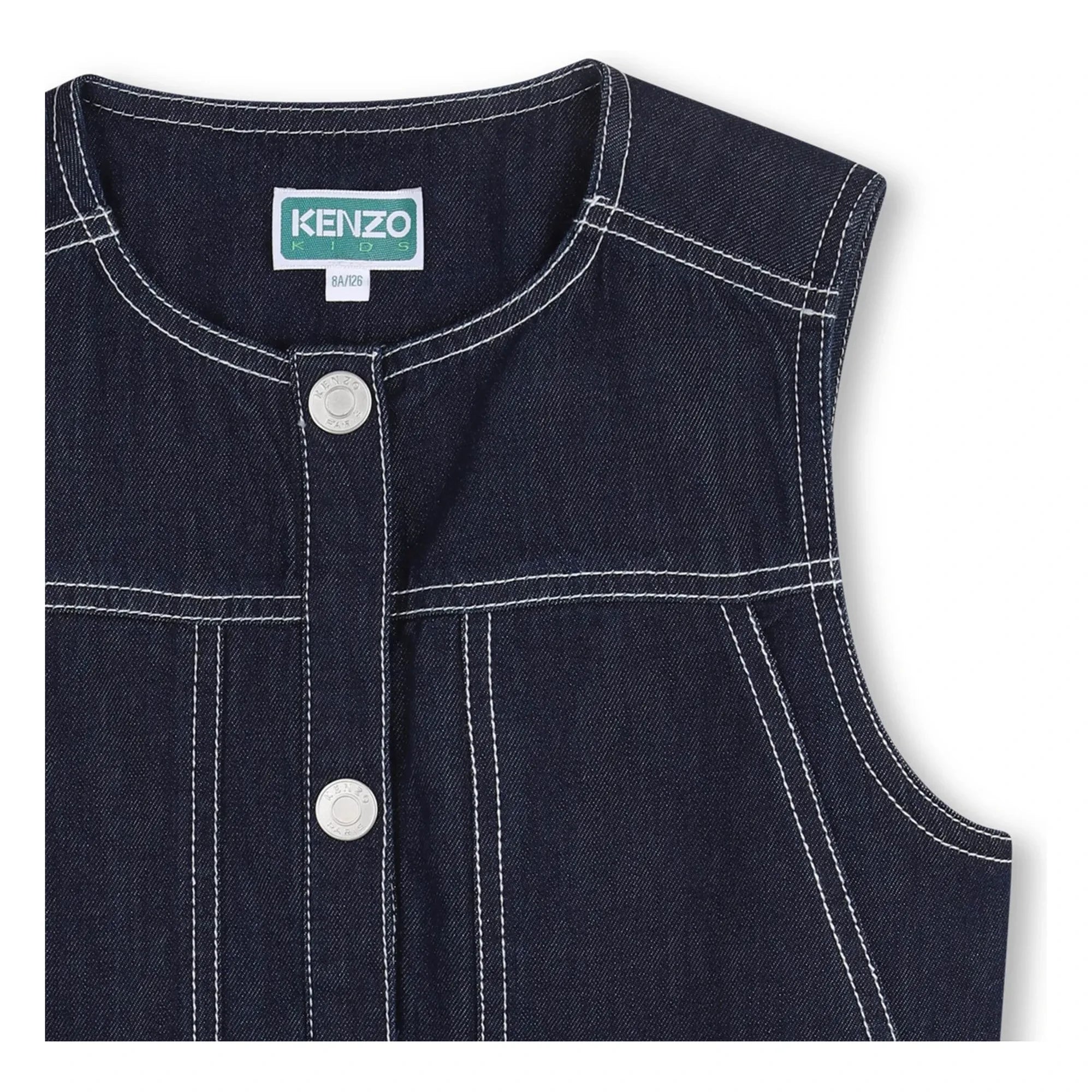 Kenzo - Kenzo Garden Ärmellose Jeansjacke | Dunkelblau