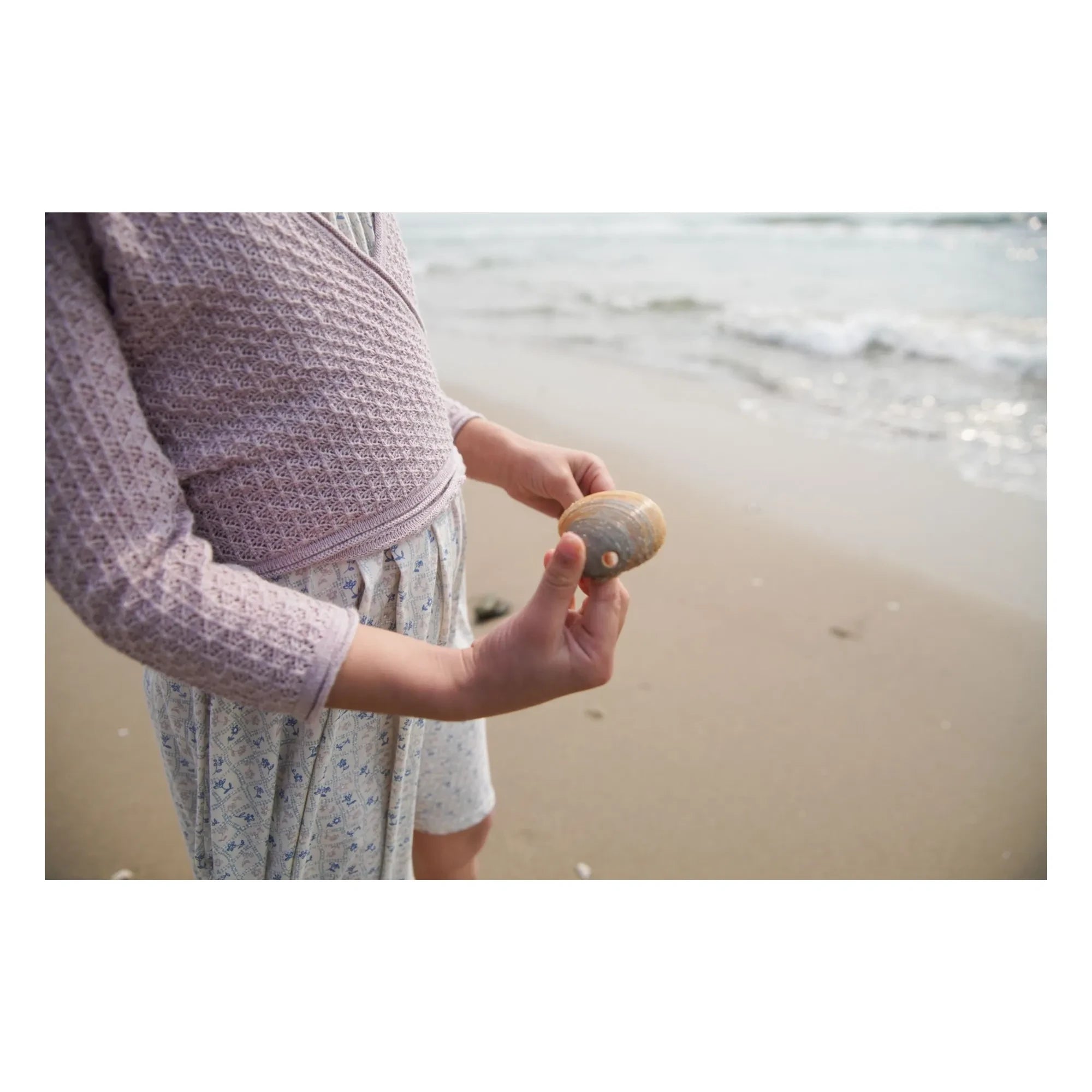 Soor Ploom - Ina Wickelcardigan aus Bio-Baumwolle | Flieder