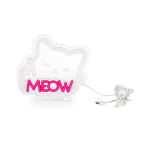 Legami - Mini Neon-Effekt LED-Schild - Es ist ein Schild Mini - Kitty