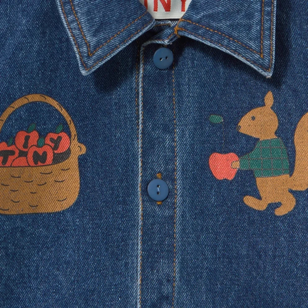 Tinycottons - Ceket Denim Apples | Mavi