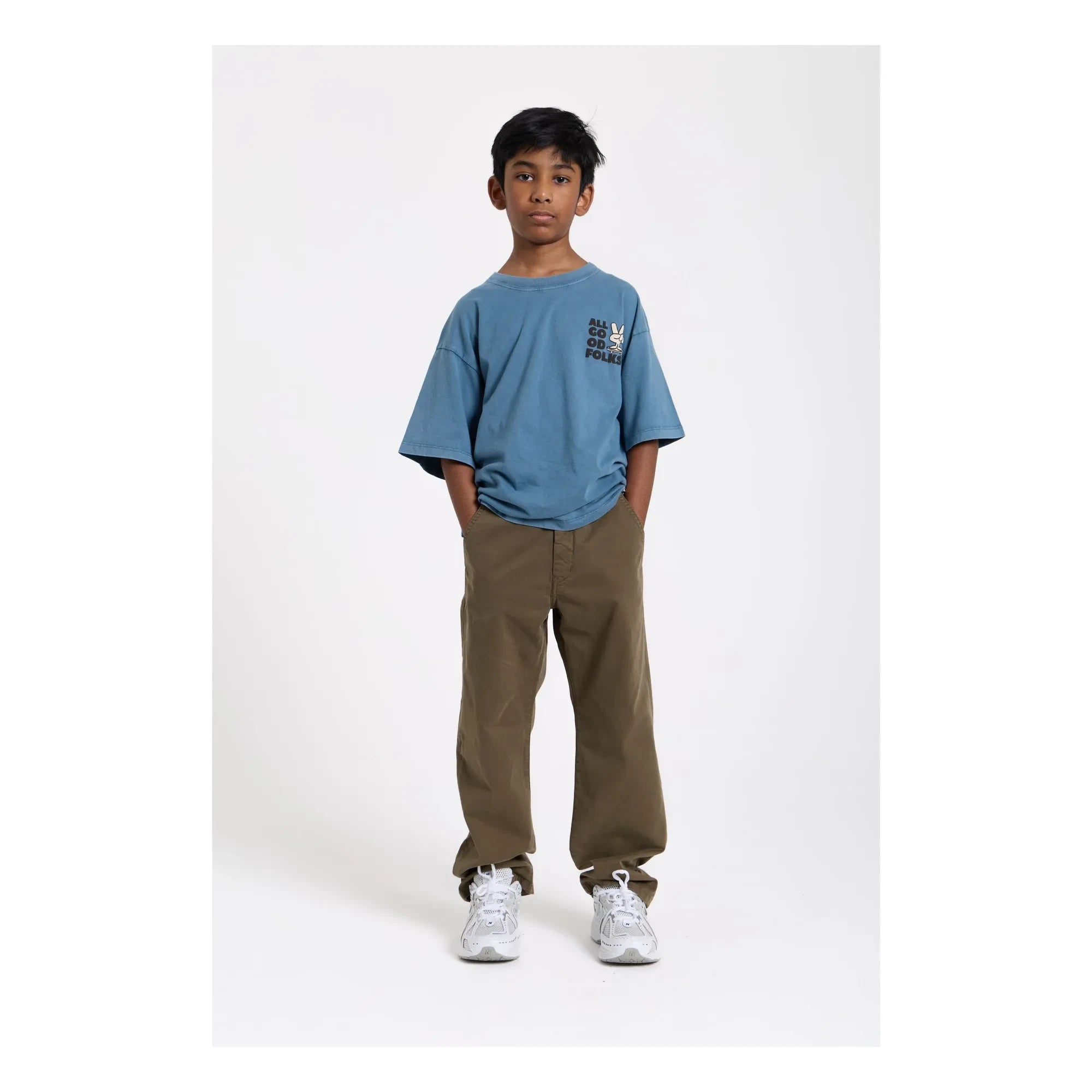 Hundred Pieces - Finn T-Shirt aus Bio-Baumwolle | Blau