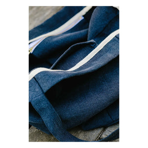 Adorna – Leinen-Einkaufstasche | Marineblau