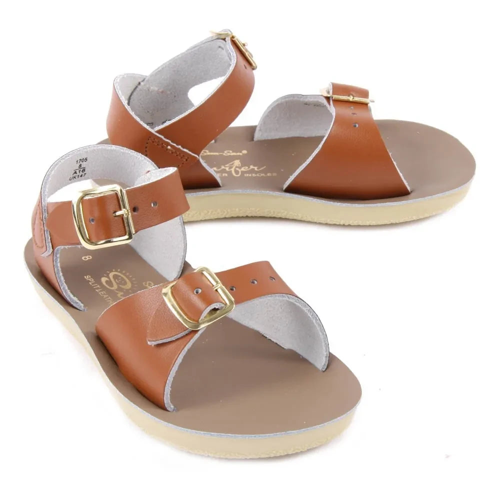 Salt-Water – Surfer Wasserfeste Sandalen mit doppelter Schnalle | Camel