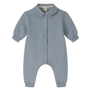 Gray Label - Organik pamuklu polo yaka tulum | Gri