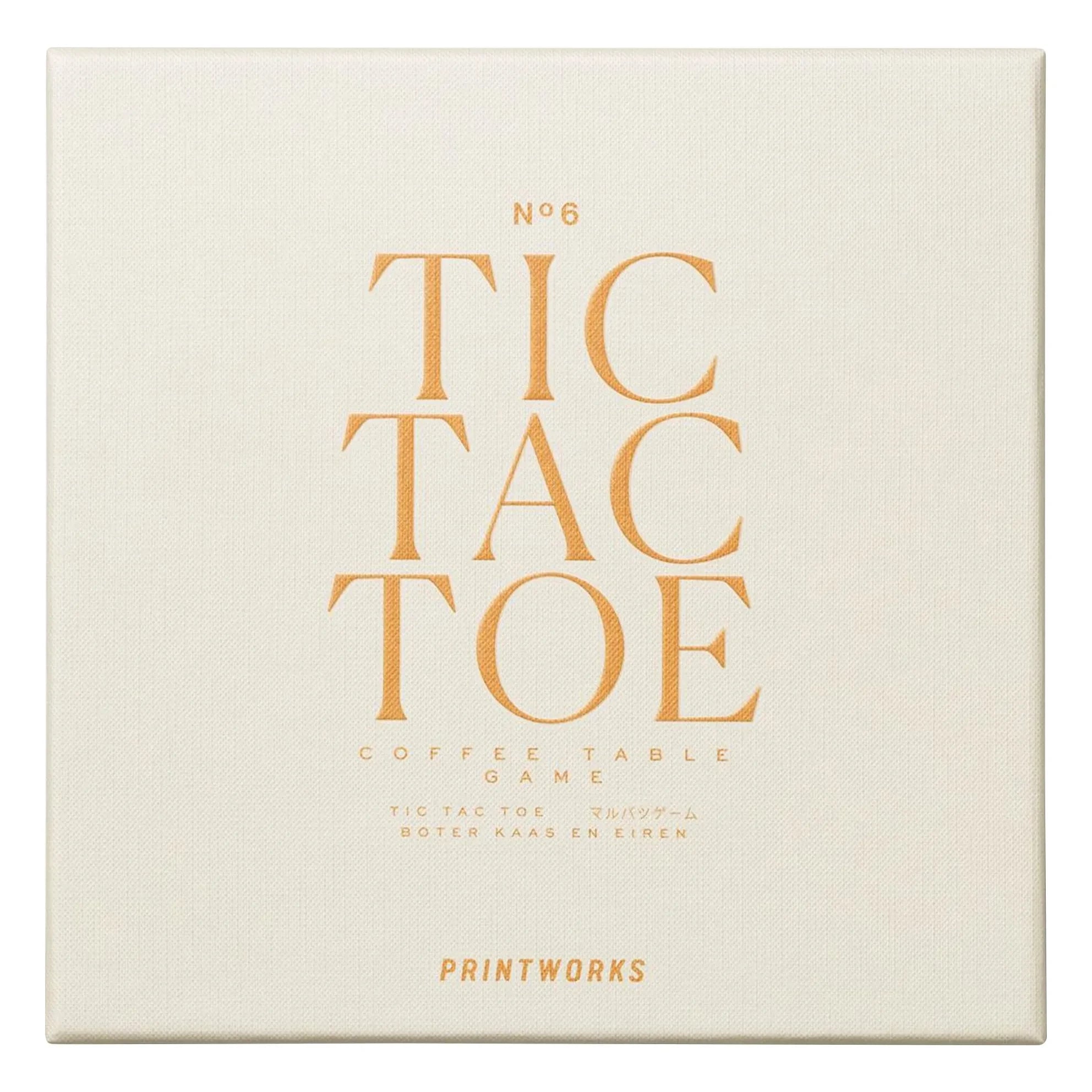 PrintWorks - Tic Tac Toe Spiel | Creme
