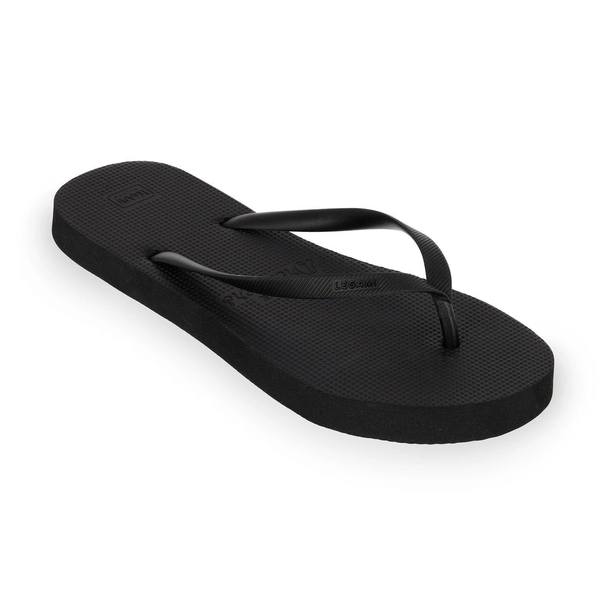 Legami - Größe 40/41 Slim Schwarze Flip-Flops